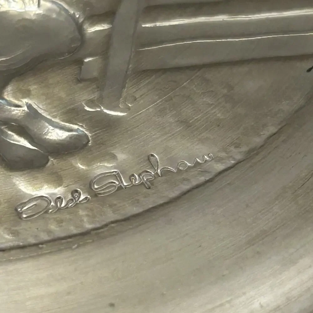 MASTAD PEWTER HOLIDAY PLATE 1975 Christmas 7